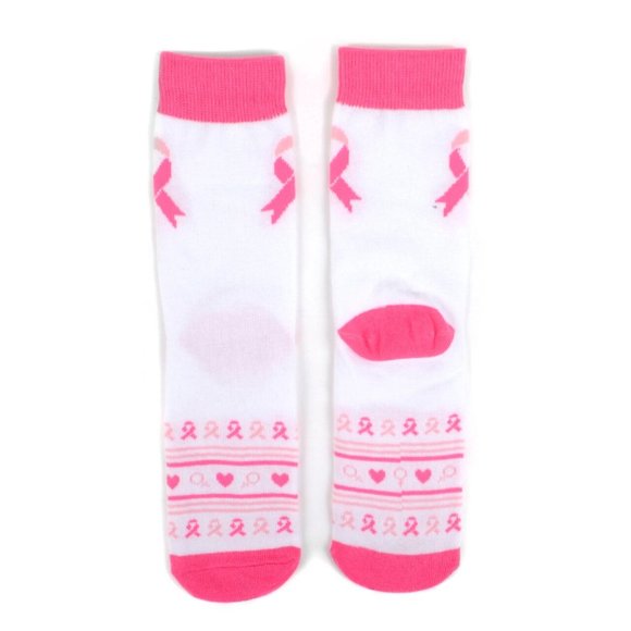 Women's Breast Cancer Awareness Novelty Socks - Picture 5 of 5
